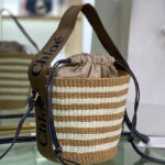 Chloe Small Woody Basket Khaki